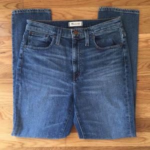 👌Madewell high rise slim boyjean in frisco wash